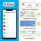 Screenshot of Ironlads dog tracker app interface