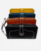 RFID Blocking Large Capacity Leather Wallet w/ Lanyard