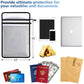 Passport and other items stored in the Fireproof Water-Resistant Document Bag