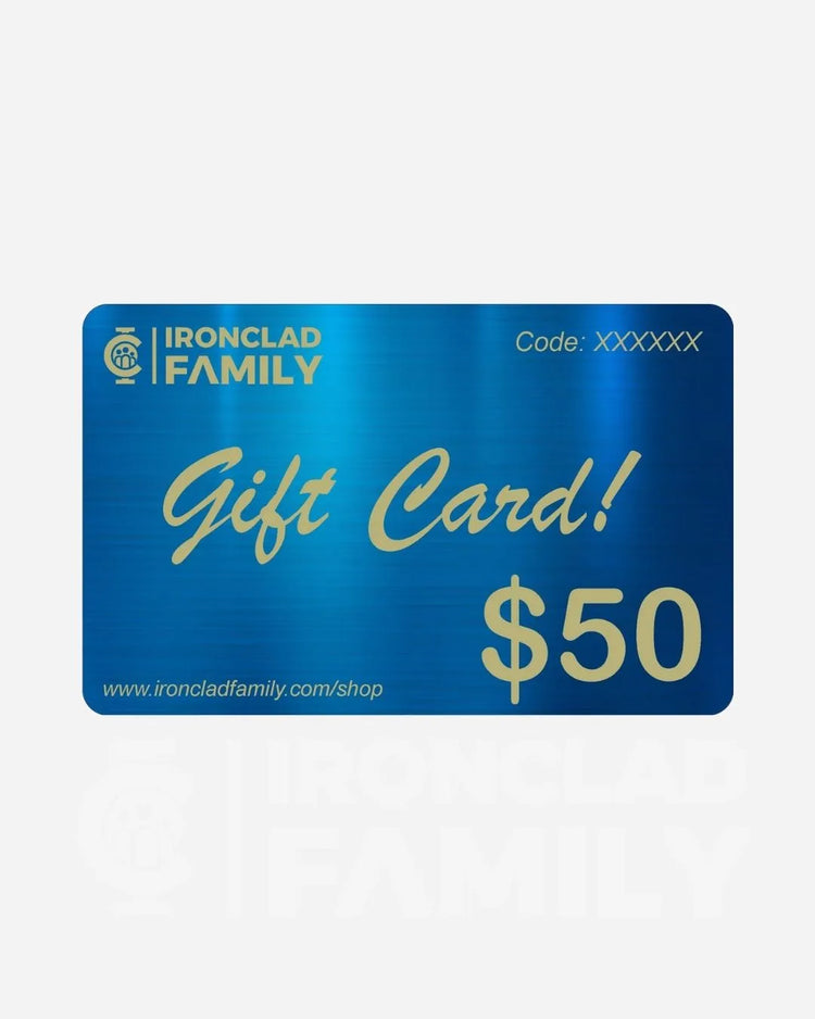 Iron clad Gift card