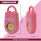 Personal Alarm for Self Defense with Flashing LED - 130dB - 50 Minutes Continuous Siren - Safety Alarm